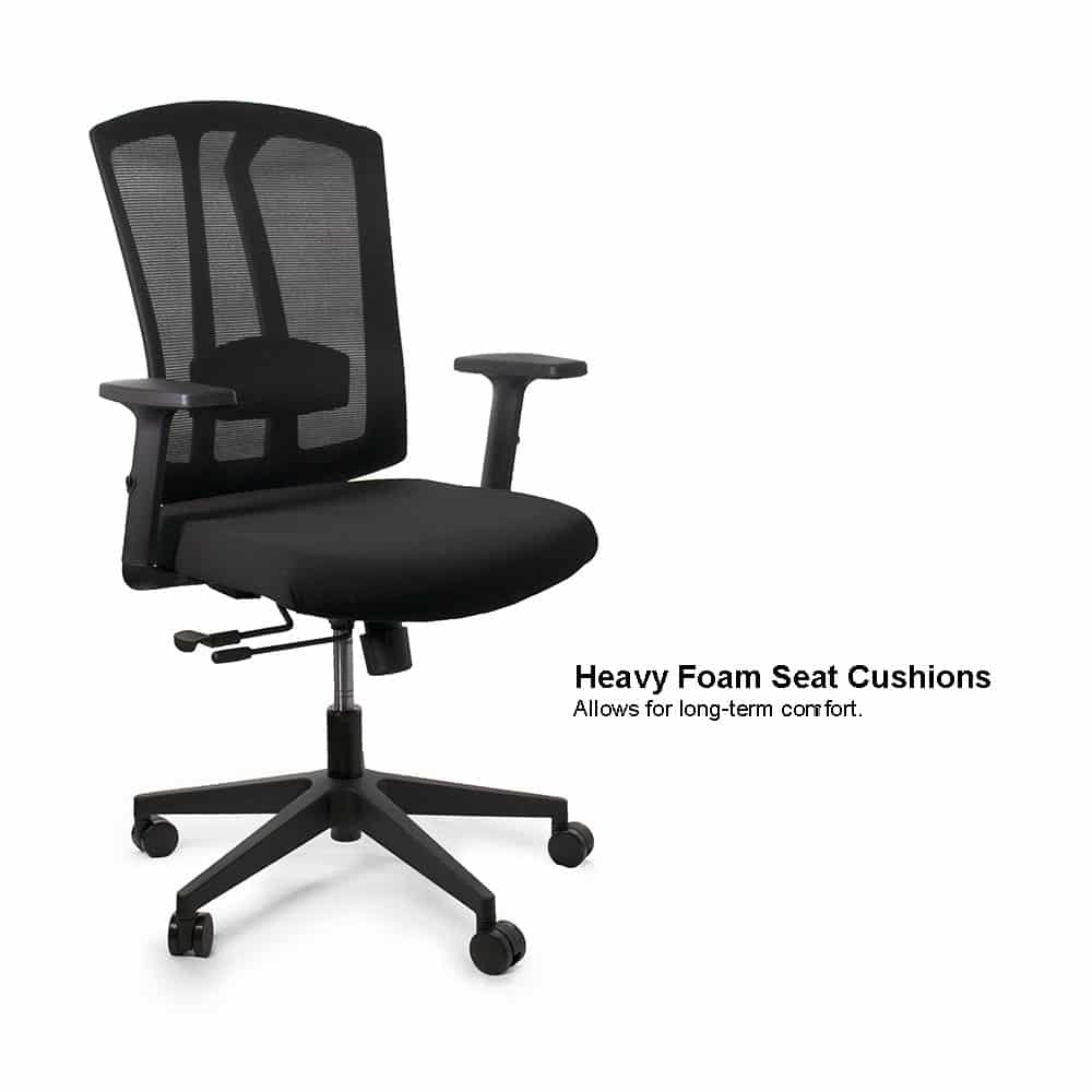 ergonomic chair showing options