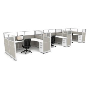 8'x6' 53-Inch High Clover Cubicles for Sale | Shop Cubicles