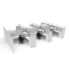 8’x8′ 65″ High Light Gray 6 pack