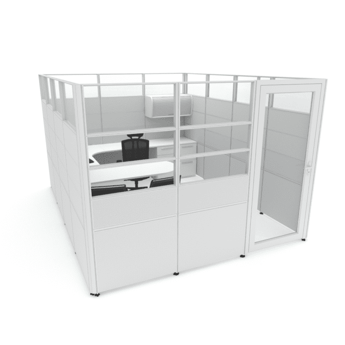 9'x12' Private Enclosed Office Cubicles With Door Shop Today