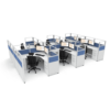 6’x6′ 53″ High Blue Accent 6 pack
