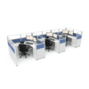 6’x6′ 53″ High Blue Accent 3 pack
