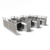 6'x6' 53" High Pack of Cubicles