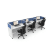 4’x2′ 41 High Blue Accent 3 pack