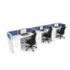 5’x2′ 41 High Blue Accent 3 pack