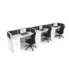 5’x2′ 41 High Charcoal Accent 3 pack
