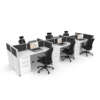 5’x2′ 41 High Charcoal Accent 6 pack