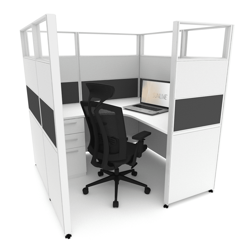 Shop 5'x5' 65-Inch High Sunline Sliding Cubicles