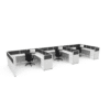 8’x8′ 41 High Charcoal 3 pack
