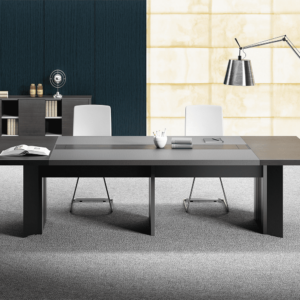 Sunline LRY Series: Wood and Leather Conference Table