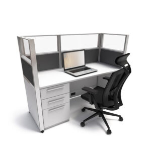 Sunline Signature Office Cubicle:<br class="no-br-single"> 5'x2' - 53" High
