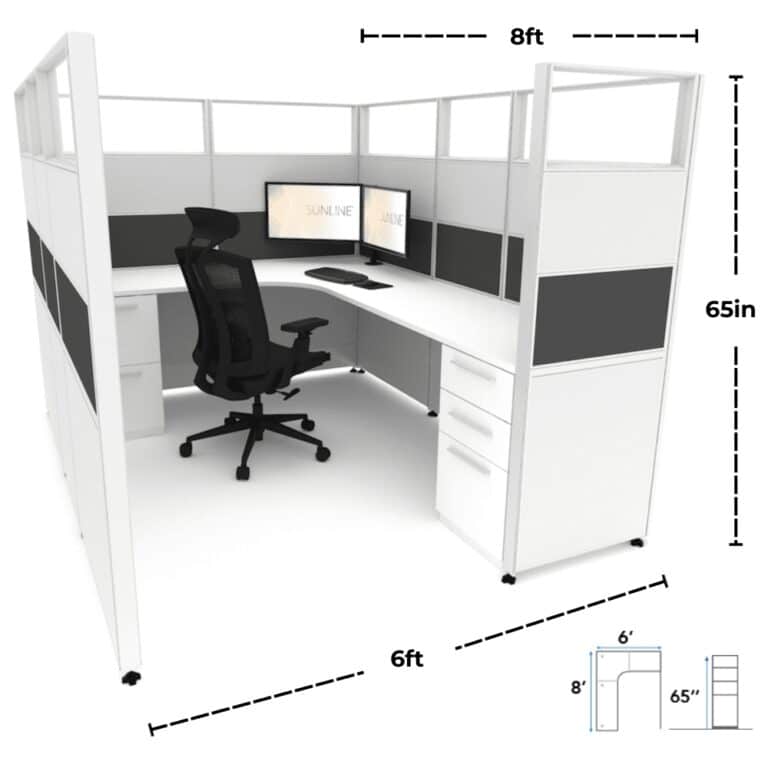 Shop 6'x8' 65-Inch High Sunline Signature Cubicles