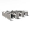 6'x8' 53" High Pack of Cubicles