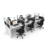 4’x2′ 53 High Charcoal Accent 6 pack
