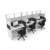 4’x2′ 65 High Charcoal Accent 3 pack