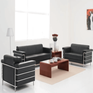 Leather Reception Set