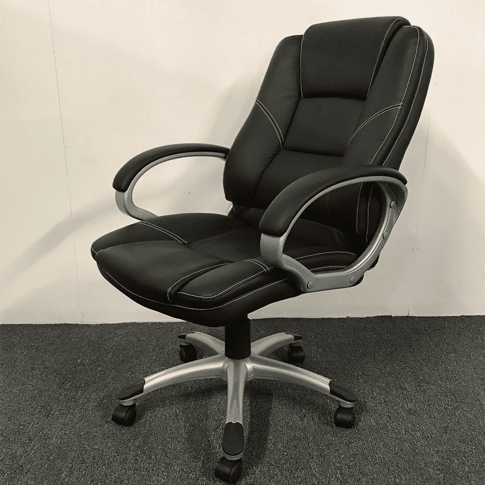 Brown Leather Executive Chair Arnold's Office Furniture