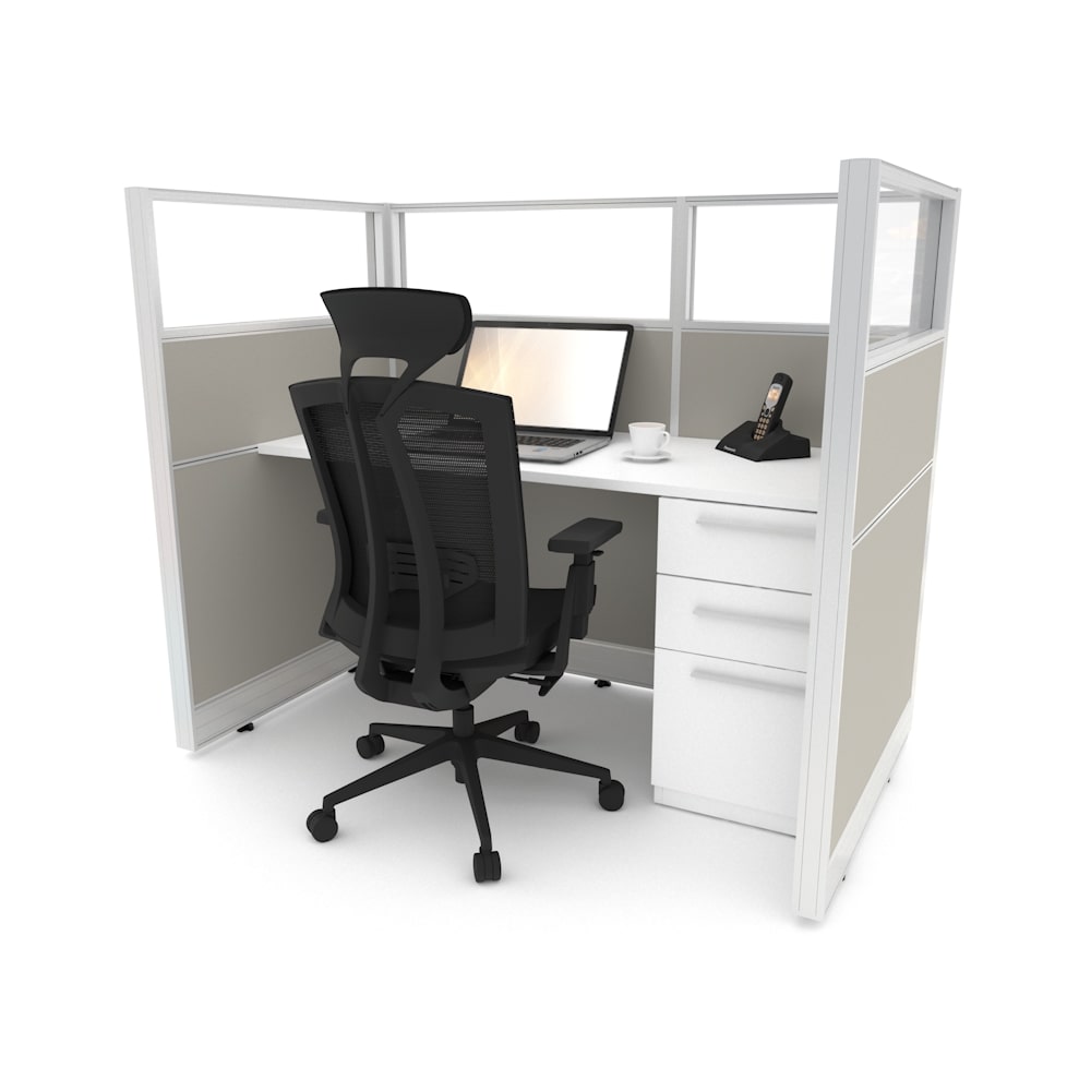 Shop 5'x3' 53-Inch High Clover Call Center Cubicles