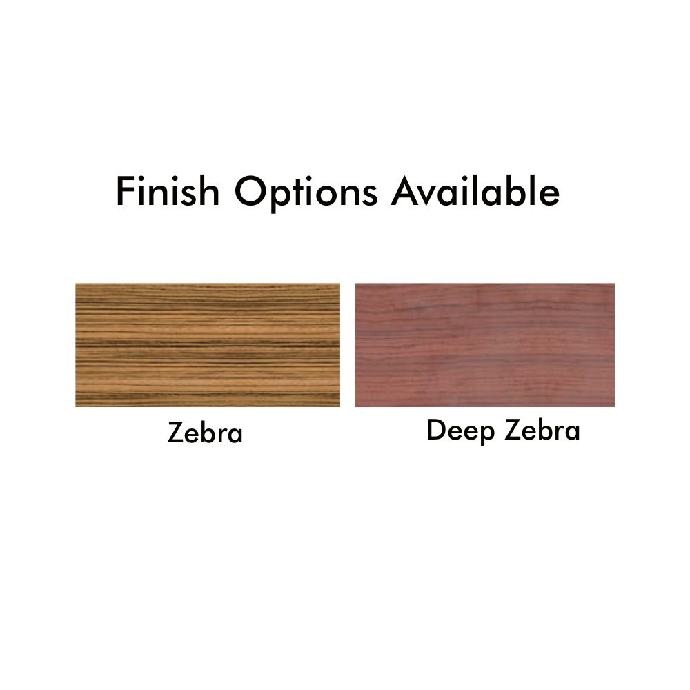 Finish color options available for the Status Executive Desk