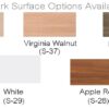 Work Surface Options Available