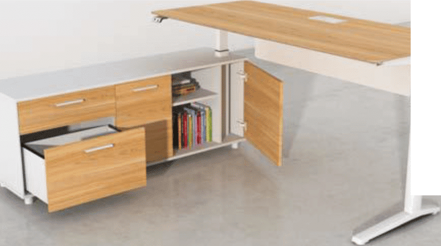Lateral file and cabinet