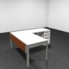 Work Wall L Shape desk in Orange