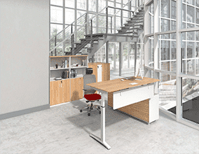 Sunline IP Up Down Electric L-Shape Desk System