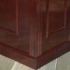 Tiburon Cherry U-Shape Straight Front Desk