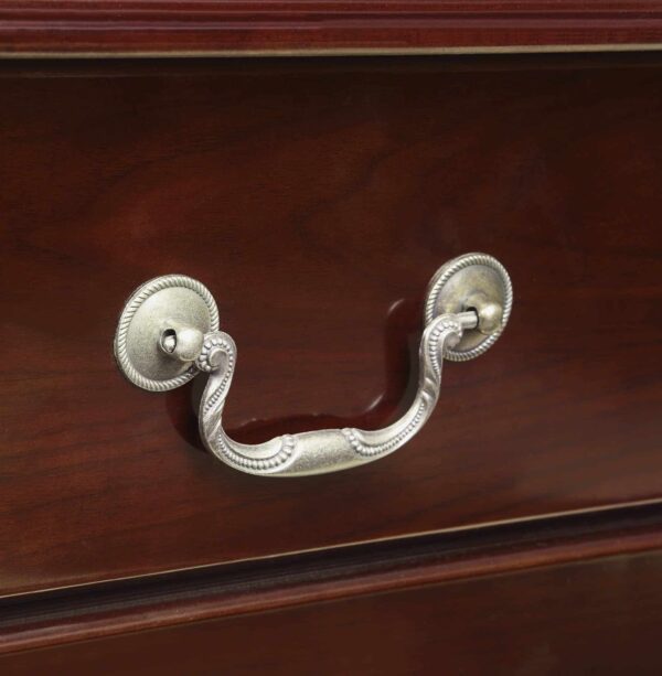 Tiburon Cherry U-Shape Straight Front Desk