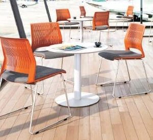 White Conference Table for Meetings