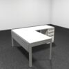 Work Wall L Shape desk in White