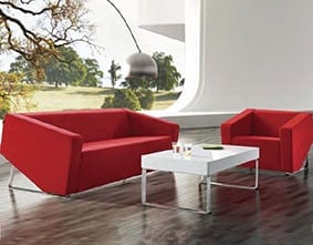 Red Sofa Set