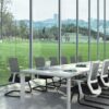 Mesh Back Chair With Fixed Foot