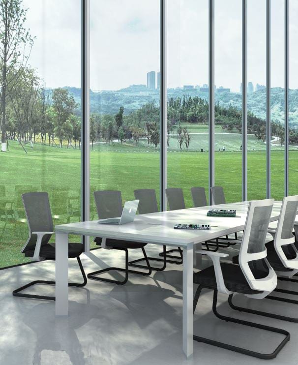 Mesh Back Chair With Fixed Foot