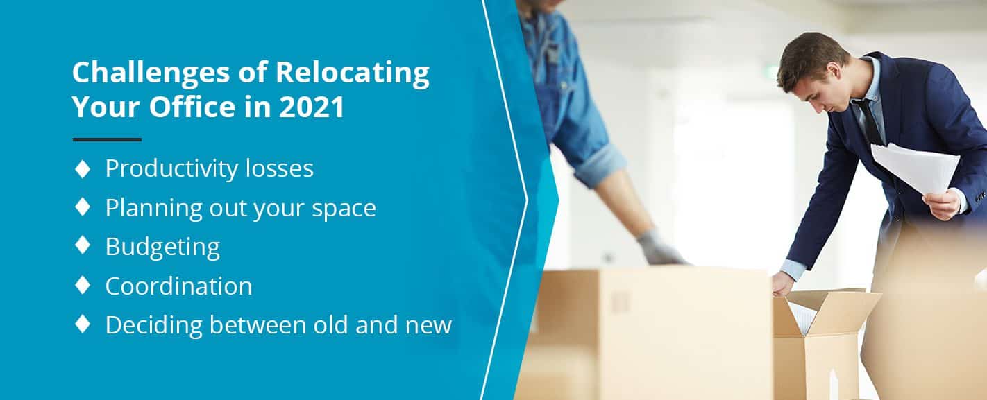 Challenges of Relocating Your Office in 2021