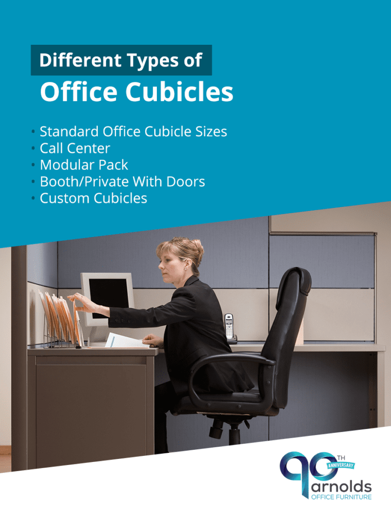 different types of office cubicles