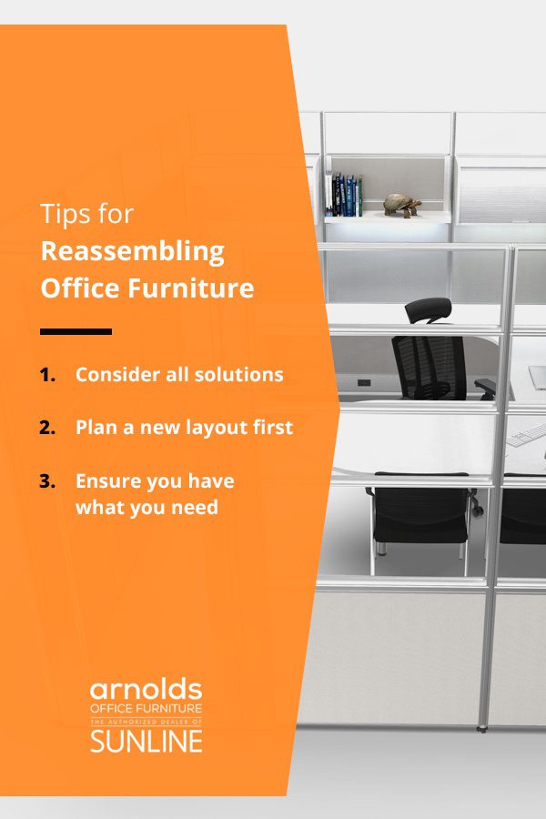 Tips for Reassembling Office Furniture