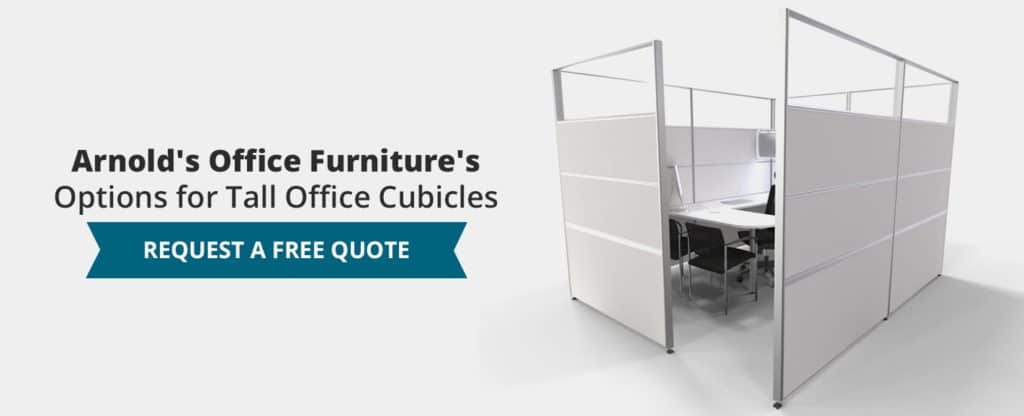 Arnold's Office Furniture's Options for Tall Office Cubicles