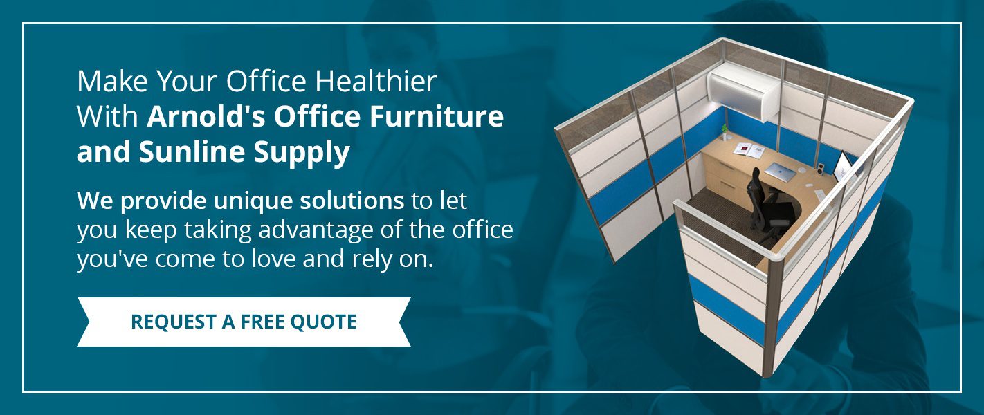 Make Your Office Healthier With Arnold's Office Furniture and Sunline Supply