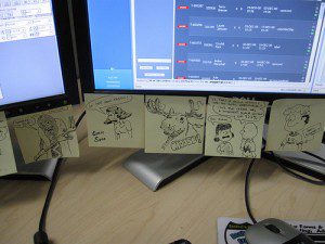 Post-It-drawings