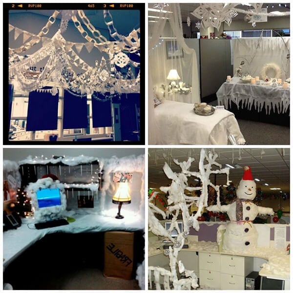 winter wonderland office decorations