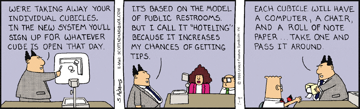 Top Dilbert Cartoons on Cubicles | Arnold's Office Furniture