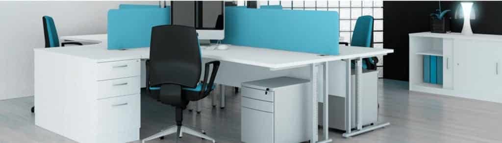 Used open plan workstations
