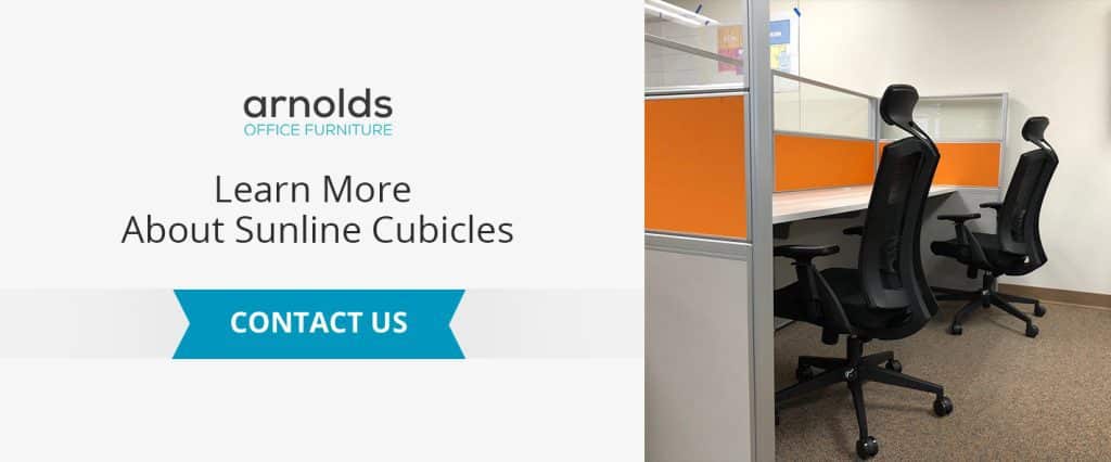 Contact Arnold's Office Furniture to Learn More About Sunline Cubicles
