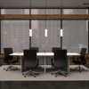 pivit boat shaped conference table