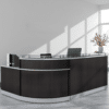 Cosmo Reception Desk (COE) - Steel Gray