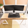 office desk with a frame legs