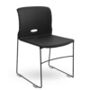 Konnekt Stacking Chair - Black (Compel)