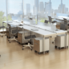 white benching system for sale