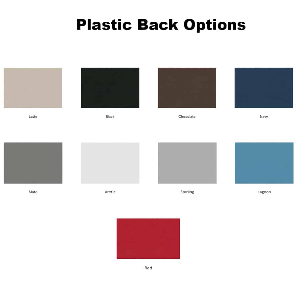 Plastic Back Options